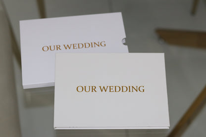 'Our Wedding' Video Book Album