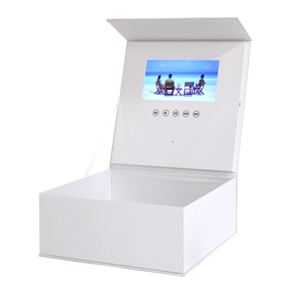 Visual Memory Box White Memory Video Box – Forever Memoir